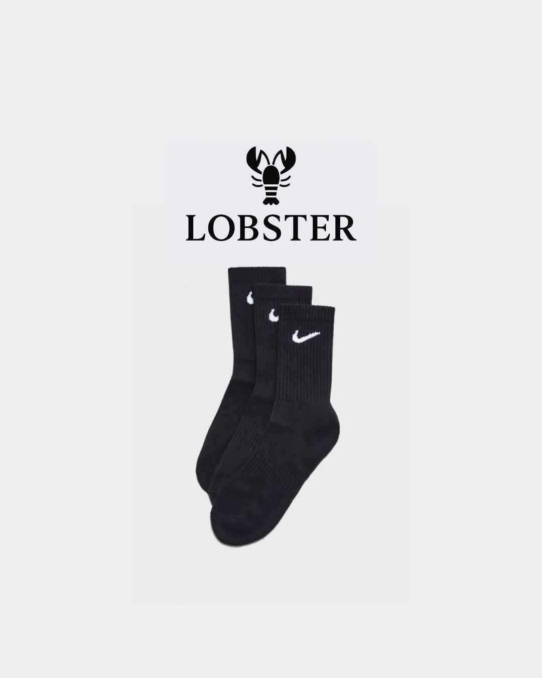 Black Nike Socks ( 3-Pack )